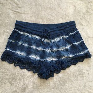 Crochet Tie-Dye Shorts